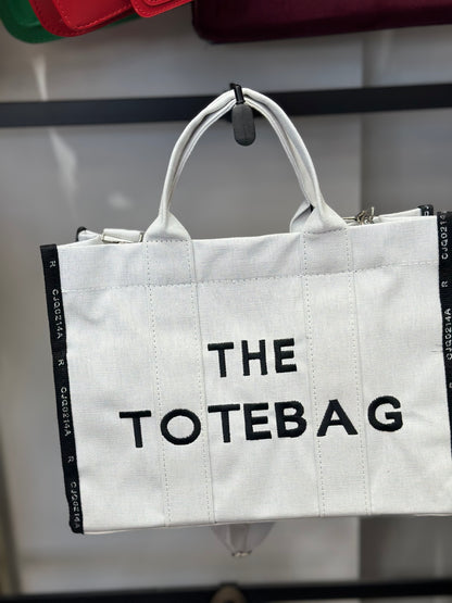 Tote Bag Keten Kadın Kol Çantası