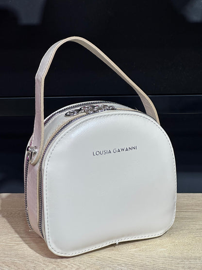 Zarif Yarım Ay Formunda Mini El ve Omuz Çantası