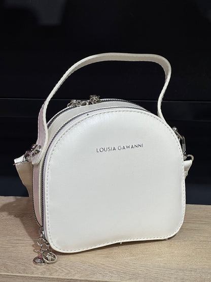 Zarif Yarım Ay Formunda Mini El ve Omuz Çantası